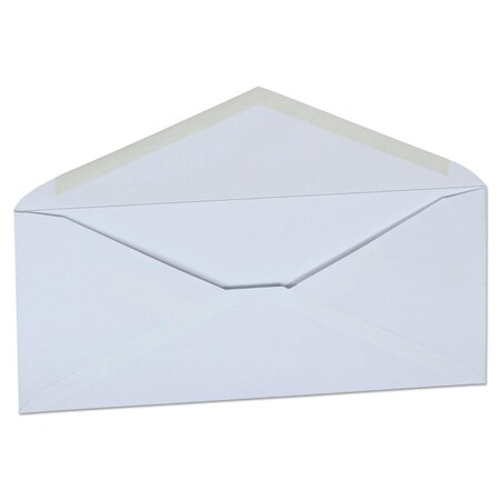 Coolcrafts 4.13 x 9.5 in. No. 10 Commercial Flap Gummed Closure Envelope, White 500PK CO2485893